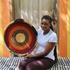 Kitchen + Dining Baba Tree | Woven Tray - Double Weave (Small) By Modesta Adongo