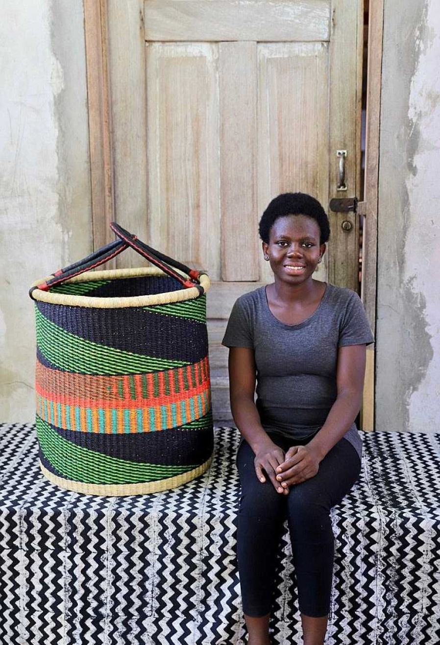Bathroom + Laundry Baba Tree | Laundry Basket (Large) By Alimatu Akelsiyine