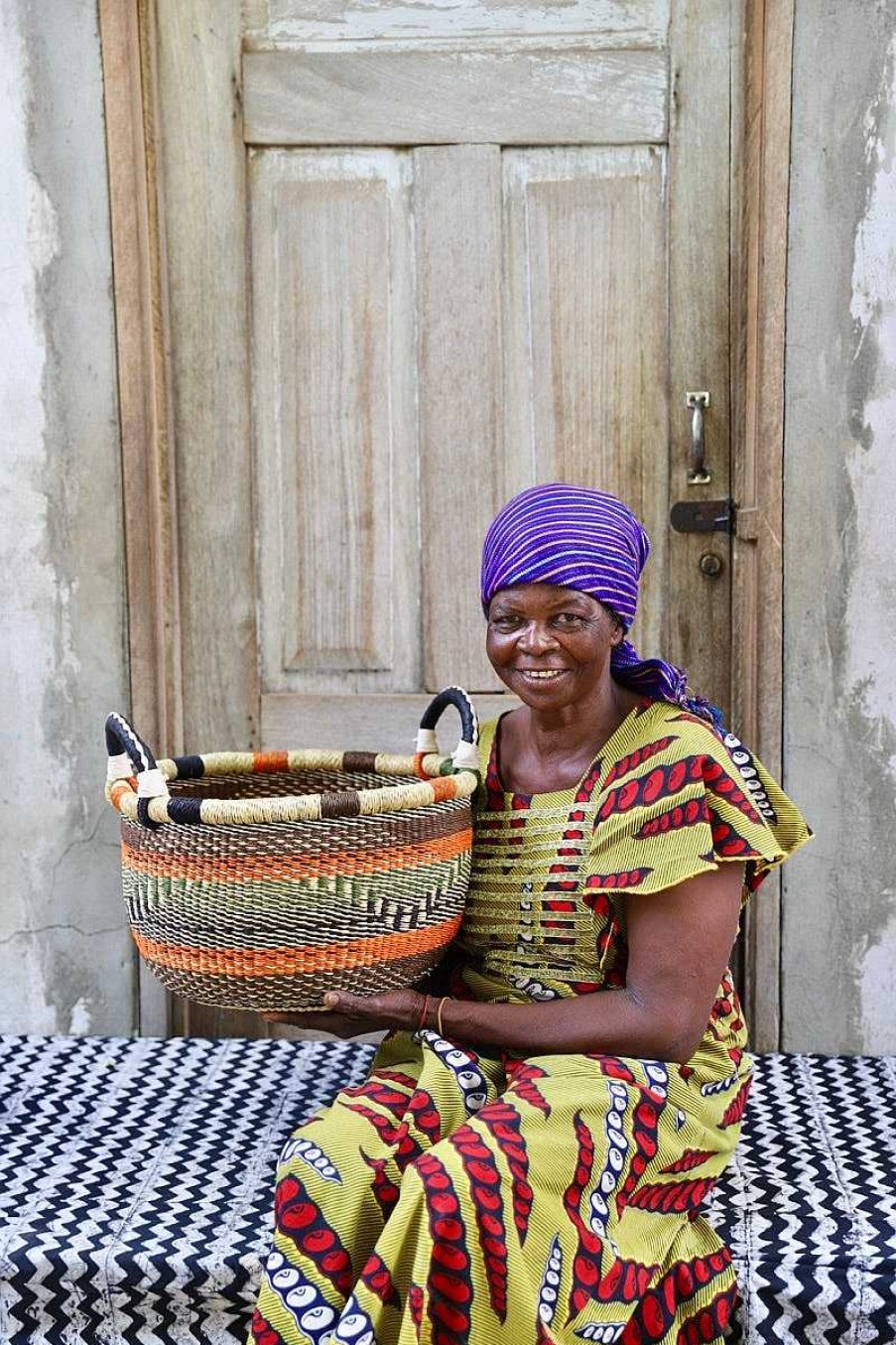 Bathroom + Laundry Baba Tree | Gbenka Storage Basket (Medium) By Anaamah Alagbrigo