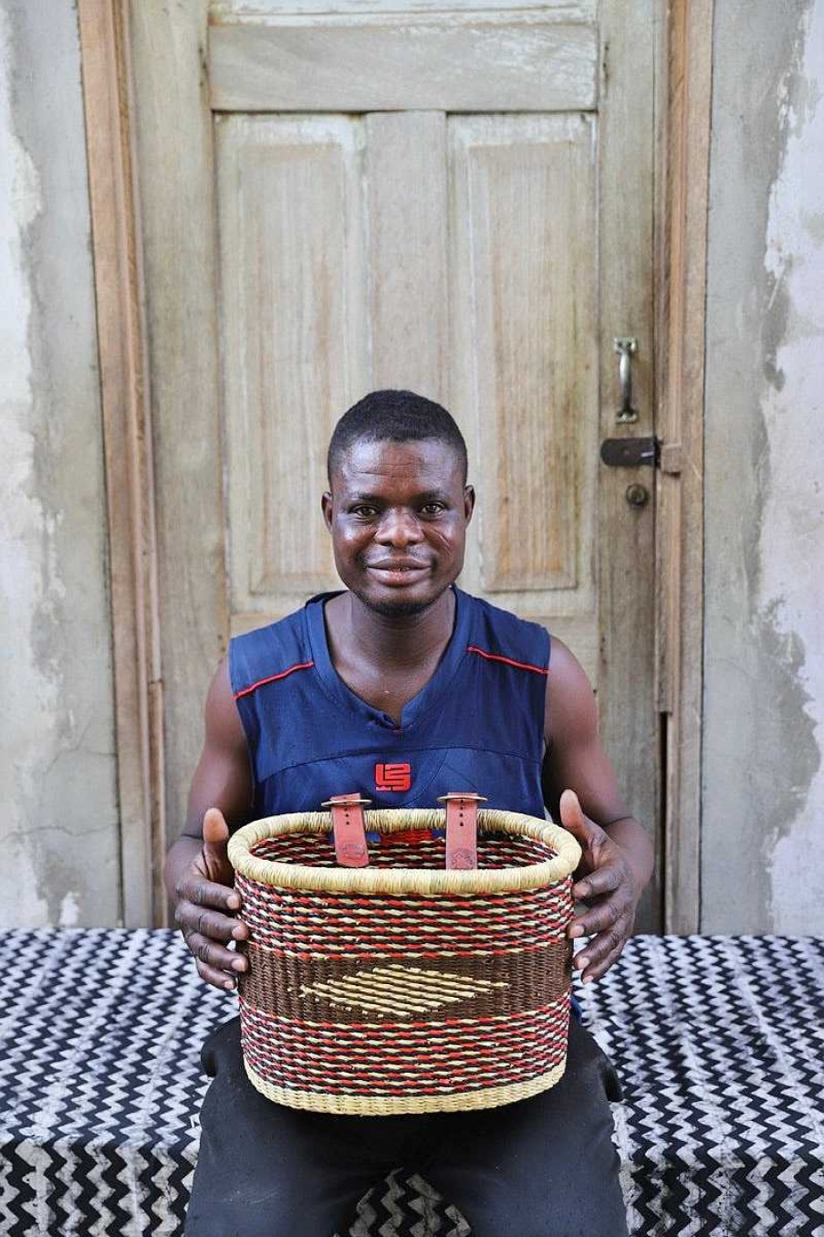 Popular Basket Baba Tree | Bicycle Basket (Large) By Cletus Apayeo