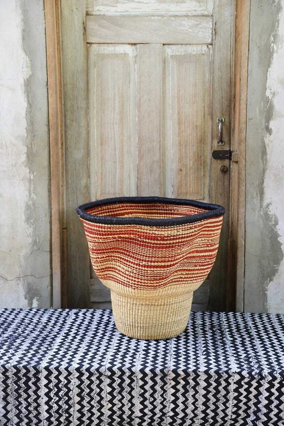 Planters + Flower Pots Baba Tree | Wave Planter (Art Basket) By Mary Ayinbora